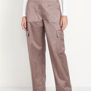 Old Navy Women's Wide Leg Cargo Pants - Brown